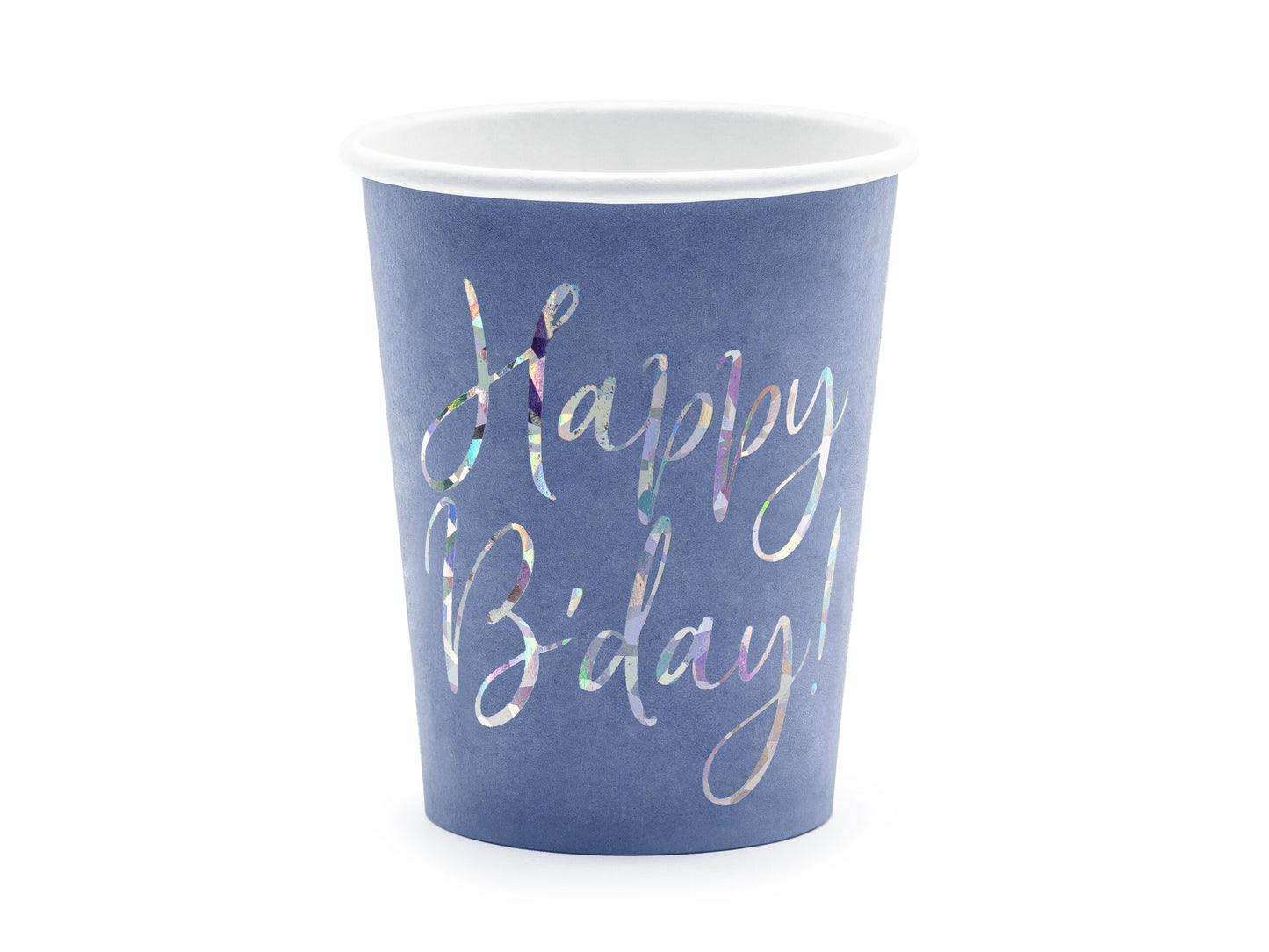 Pahvimukit Happy Birthday, 6kpl