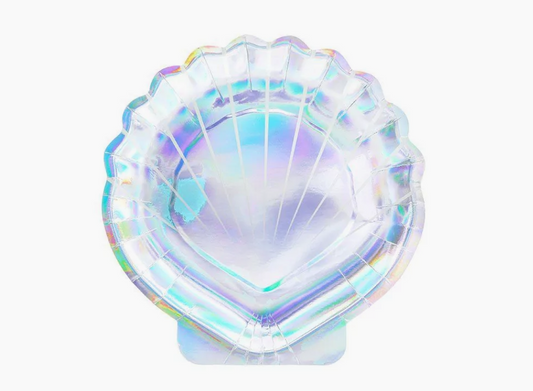 Pahvilautaset Hohtava Simpukka, 6kpl